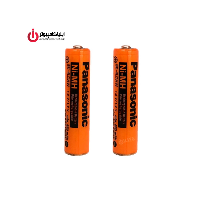 باتری نیمه قلمی Alkalain برند Panasonic با ظرفیت 650mAh