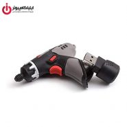 فلش مموری عروسکی کینگ فست مدل TL-13 طرح دریل الکتریکی ظرفیت 32 گیگابایت
