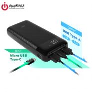 پاوربانک سیلیکون پاور مدل GS28 با ظرفیت 20000 میلی آمپر