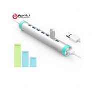 هاب هفت پورت USB3.0 آلومینیومی همراه با آداپتور برند اوریکو مدل ASH7-U3