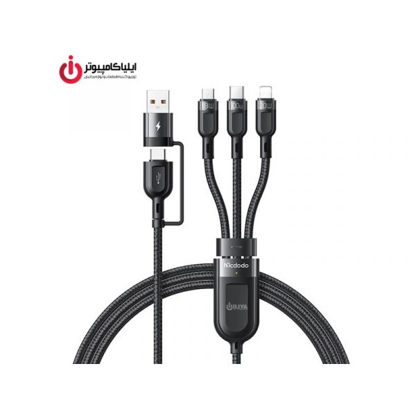 کابل دیتا و شارژ Lightning ، Type-c ، Micro USB مک دودو مدل CA-8800