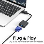 مبدل Display Port به VGA تی سی تراست مدل TC-DP2V