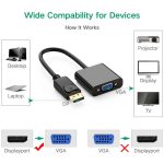 مبدل Display Port به VGA تی سی تراست مدل TC-DP2V