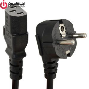 کابل برق سه پین منبع تغذیه کامپیوتر تی سی تراست مدل TC-PPCB308 طول 3 متر