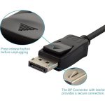 مبدل Display Port به VGA تی سی تراست مدل TC-DP2V