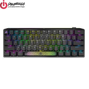 کیبورد بی سیم مخصوص بازی کورسیر مدل K70 PRO MINI RGB WIRELESS