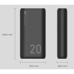پاوربانک سیلیکون پاور مدل GS15 ظرفیت 20000 میلی آمپر ساعت