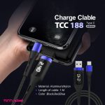 کابل تبدیل USB به USB-C تسکو مدل TC C188 طول 1 متر