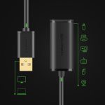 کابل افزایش طول USB2.0 یوگرین مدل US121-10321 طول 10 متر