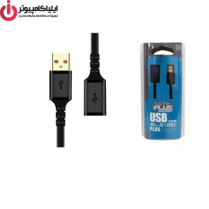 کابل افزایش طول USB2.0 کی نت پلاس مدل KP-CUE2050 به طول 5 متر