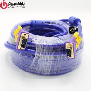 کابل تصویر 9 + 3 VGA طول 20 متر برند D-NET