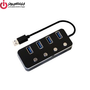 هاب 4 پورت USB3.0 کی نت مدل H5