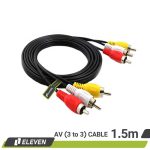 کابل 3 به 3 RCA برند ELEVEN طول 1.5 متر - تصویر 3