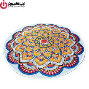 پدموس سنتی سفید زرد برند مچر مدل MR-32 سایز قطر 25 سانتی متر