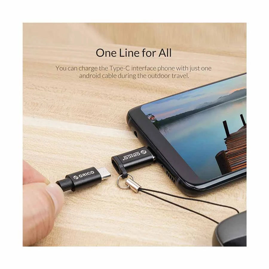 تبدیل Type-C به Micro-B اوریکو مدل ORICO CBT-MT01 1 تبدیل Type-C به Micro-B اوریکو مدل ORICO CBT-MT01
