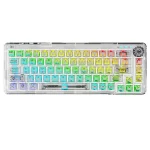 کیبورد گیمینگ وایرلس و بلوتوث آئولا مدل AULA F68 Mechanical سوئیچ سفید - Image 6