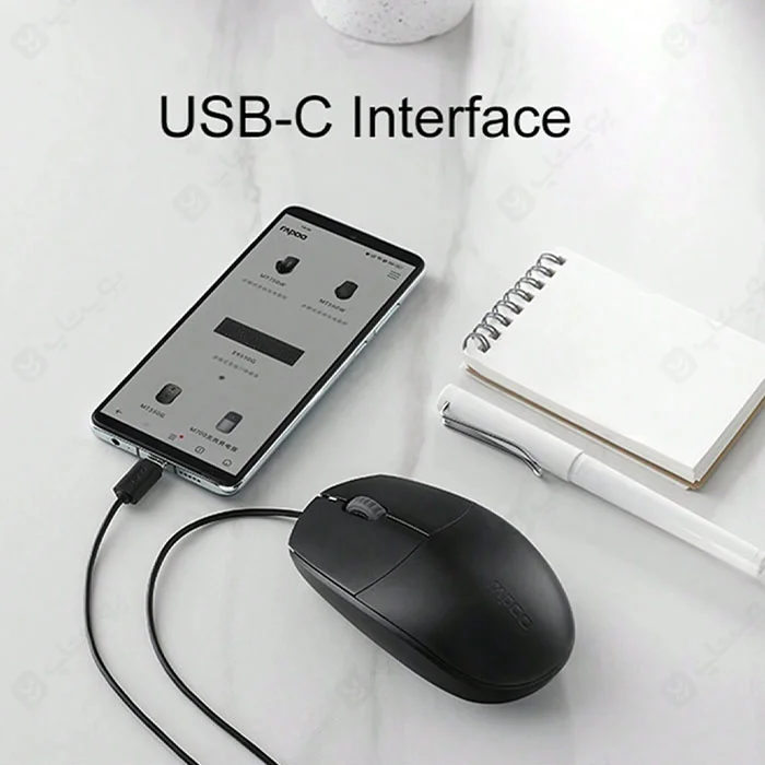 ماوس Type-C رپو مدل Rapoo N100C