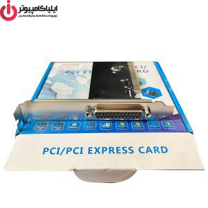ديتا PCI Express X16 کارت Paralell LPT 25Pin برند ونتولینک چیپست CH351Q