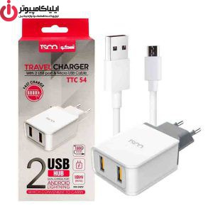 شارژر دیواری تسکو مدل Tsco TTC 54