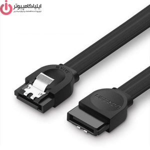 کابل دیتا هارد SATA3 قفل دار برند یوگرین مدل UGREEN US217-30796 به طول 0.5 متر