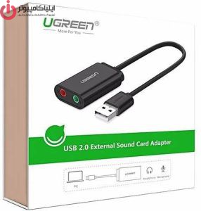 کارت صدا USB برند یوگرین مدل UGREEN US205-30724 - Image 3