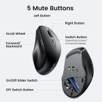 ماوس وایرلس و بلوتوث یوگرین مدل UGREEN MU101-90395 - Image 7
