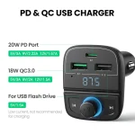 شارژر فندکی و پخش کننده بلوتوث یوگرین مدل UGREEN CD229-80910 - Image 2