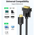 کابل تبدیل HDMI به DVI یوگرین مدل HD106-10135 طول 2 متر