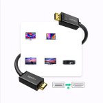 کابل تبدیل DisplayPort به HDMI یوگرین مدل UGREEN DP101-10204 طول 5 متر - Image 2