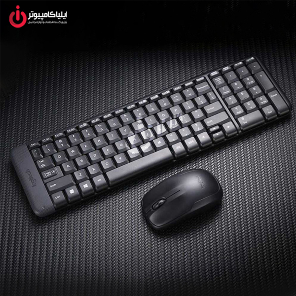 کیبورد و ماوس بیسیم لاجیتک مدل Logitech MK220