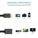 مبدل Mini HDMI به HDMI یوگرین مدل 20137