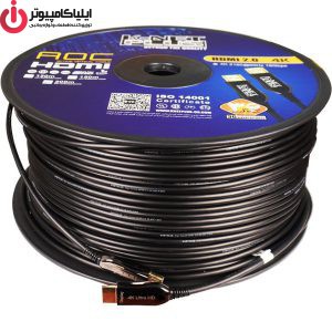 کابل HDMI 2.0 کی نت پلاس مدل KP-CHAOC2000 طول 200 متر