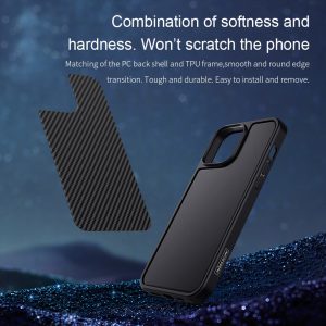 کاور نیلکین مدل Synthetic fiber مناسب برای گوشی موبایل اپل iPhone 13 Pro Max