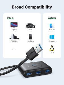 هاب USB 3.0 چهار پورت یوگرین مدل UGREEN CR113-20291 - Image 6