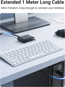 هاب USB 3.0 چهار پورت یوگرین مدل UGREEN CR113-20291 - Image 4