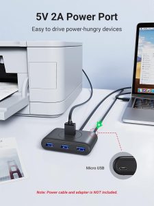 هاب USB 3.0 چهار پورت یوگرین مدل UGREEN CR113-20291 - Image 7