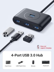 هاب USB 3.0 چهار پورت یوگرین مدل UGREEN CR113-20291 - Image 2