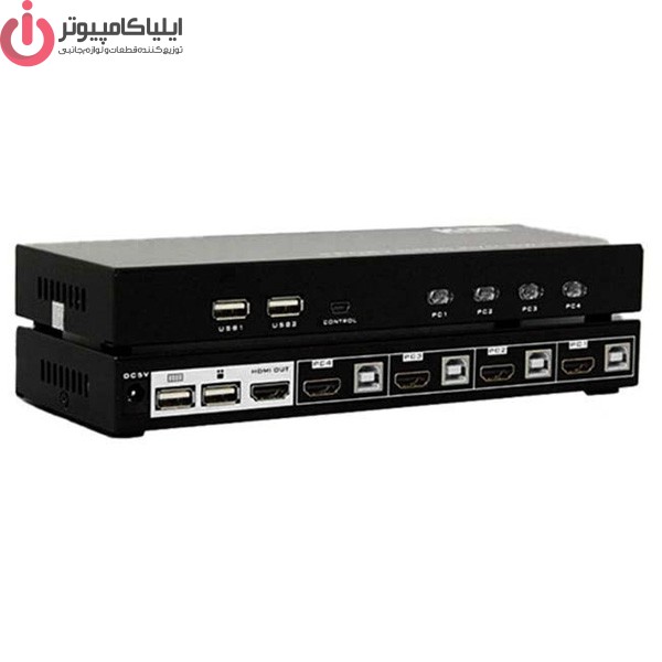 سوییچ 4 پورت HDMI اتوماتیک کی نت مدل K-SWKH404