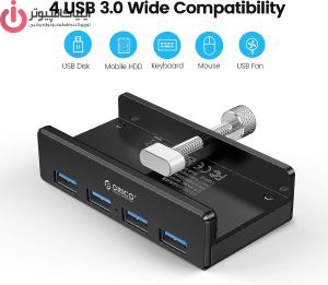 هاب USB3.0 چهار پورت اوریکو مدل MH4PU - Image 3