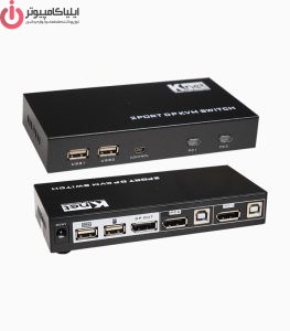 سوییچ DISPLAY KVM دو پورت کی نت مدل K-SWKDP402 - Image 2