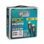 کابل فیبر نوری HDMI 2.1 کی نت پلاس مدل KNET PLUS KP-CHAOC21300 به طول 30 متر - تصویر 3