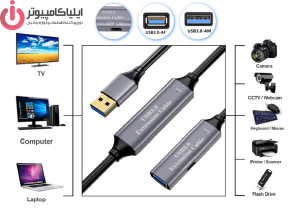 کابل افزایش طول USB 3.0 مدل Knet K-CUE30050 طول 5 متر - Image 4