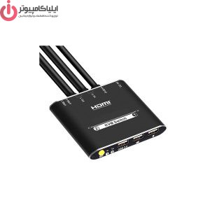 سوییچ دو پورت لایمستون HDMI KVM مدل LS-HKC0201