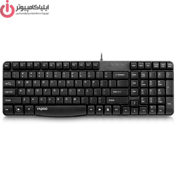 کیبورد سیم‌دار رپو مدل RAPOO N2400