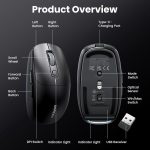 موس وايرلس،بلوتوث و سيم دار UGREEN MU103-90539 - Image 6