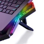 خنک کننده لپ تاپ کول‌کلد مدل CoolCold K40 RGB پنج فن با تنظیم ارتفاع - Image 6