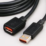 کابل افزایش USB2.0 برند واصل 3 متری مدل VASEL EX-030