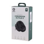 تبدیل برق 3 به 2 گرین لاین مدل Green Lion GNUVEUPLG2BK - Image 2