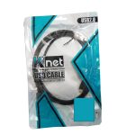 کابل تبدیل USB-C به microUSB کی نت مدل K-NET K-CUCM2M06 طول 0.6 متر