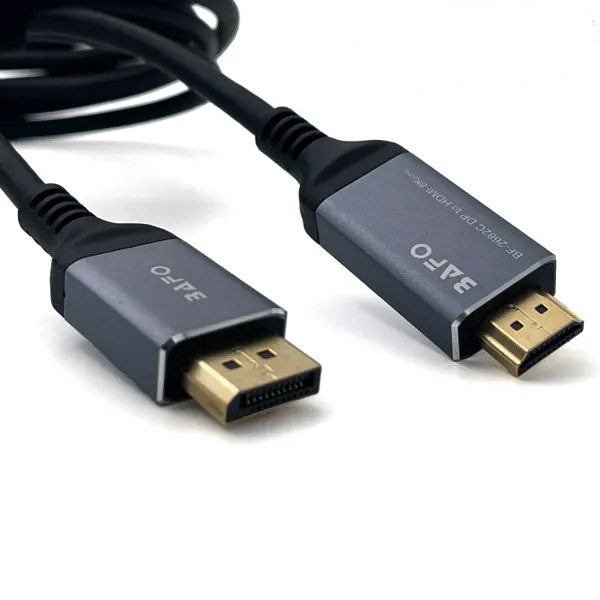 bafo-bf-2682c-3 کابل Display به HDMI 8K@60Hz بافو مدل BAFO BF-2682C طول 2 متر